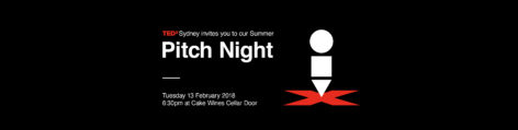 TEDxSydney Summer 2018 Pitch Night - TED Talks Events in Sydney
